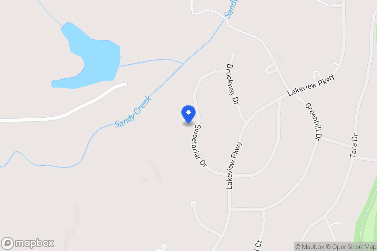 Map of 3132 Sweetbriar Dr
