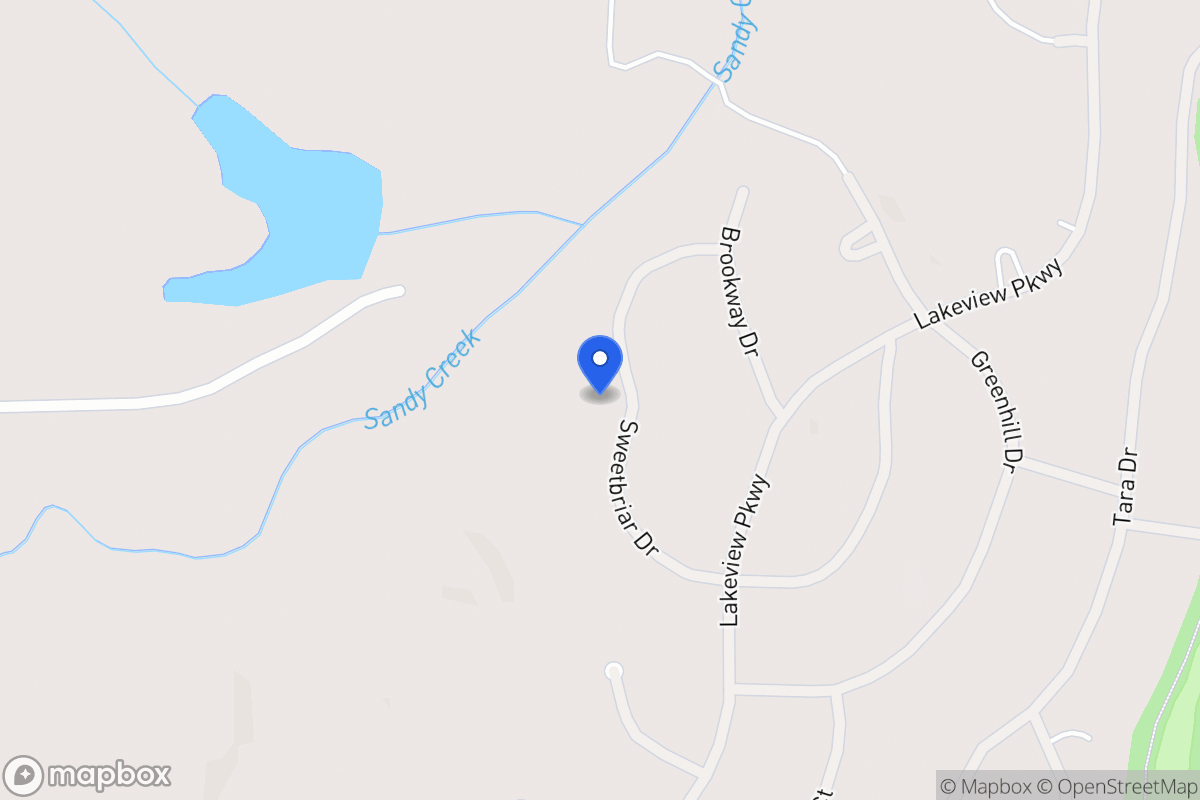 Map of 3133 Sweetbriar Dr