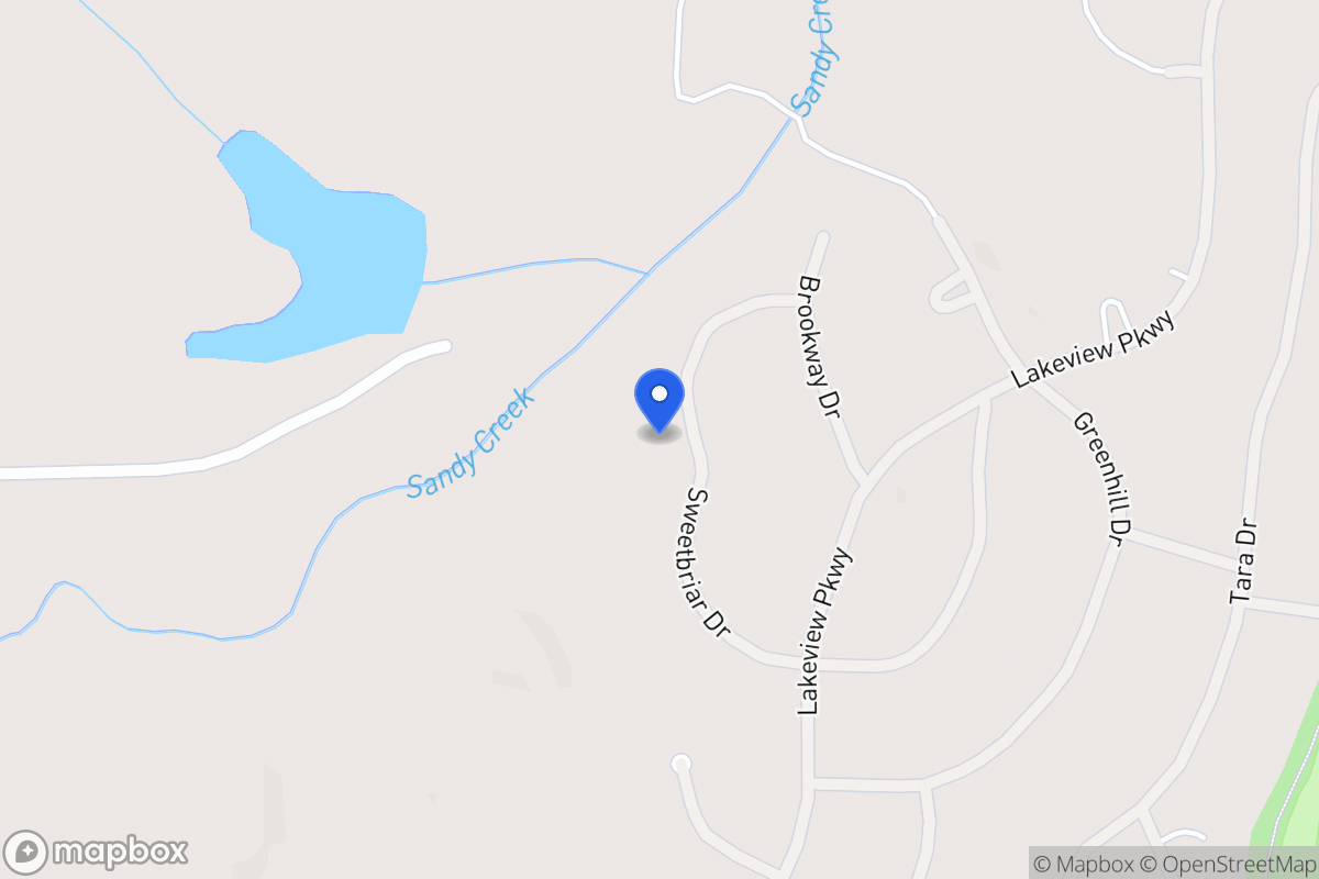 Map of 3134 Sweetbriar Dr