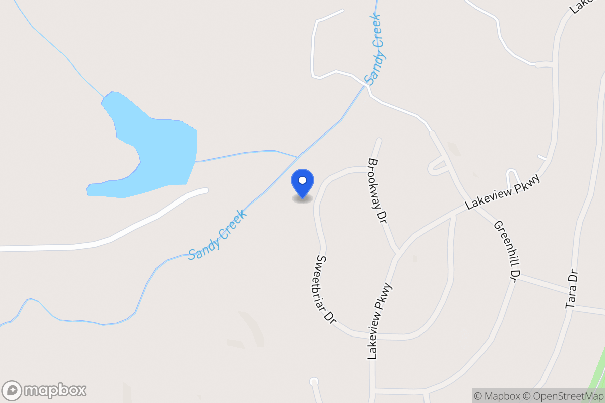 Map of 3136 Sweetbriar Dr