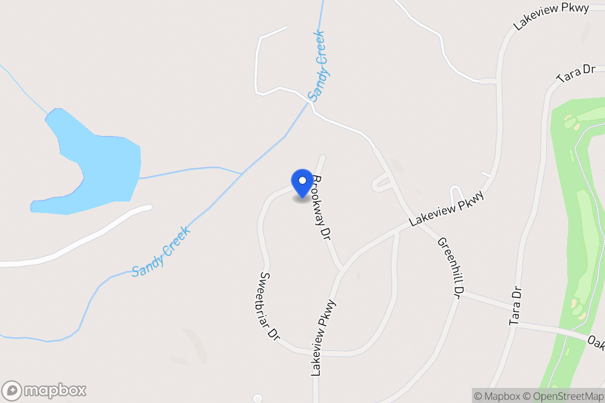 Map of 3142 Brookway Dr