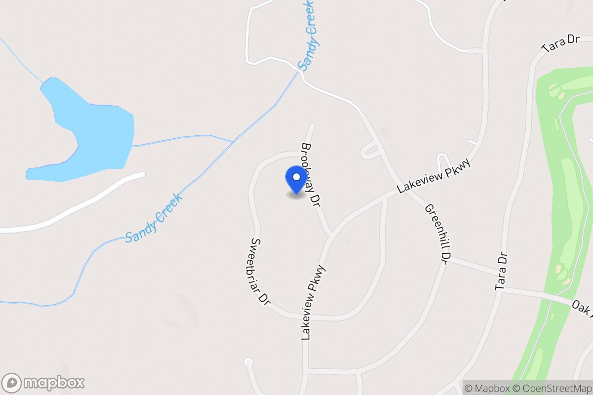Map of 3144 Brookway Dr