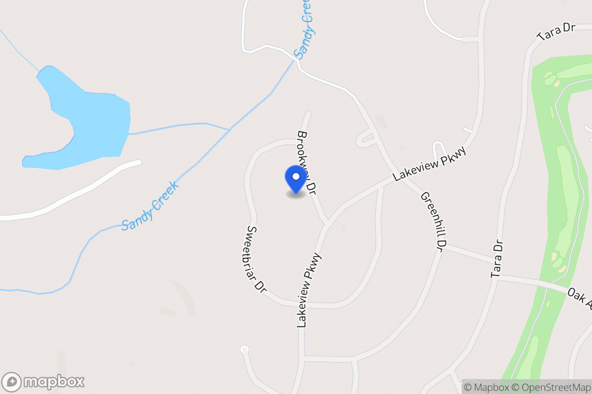 Map of 3145 Brookway Dr