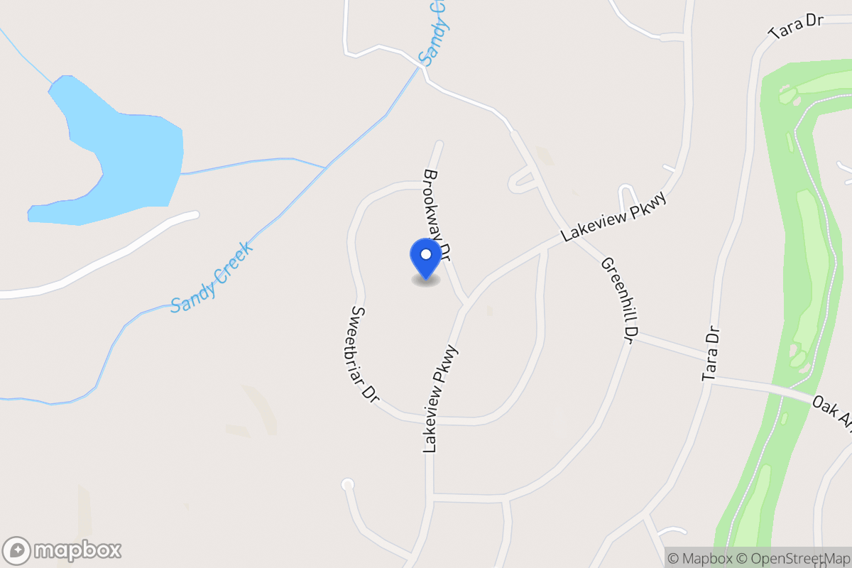Map of 3146 Brookway Dr