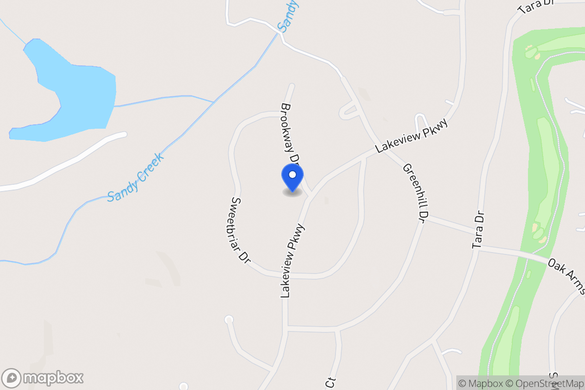Map of 3147 Brookway Dr