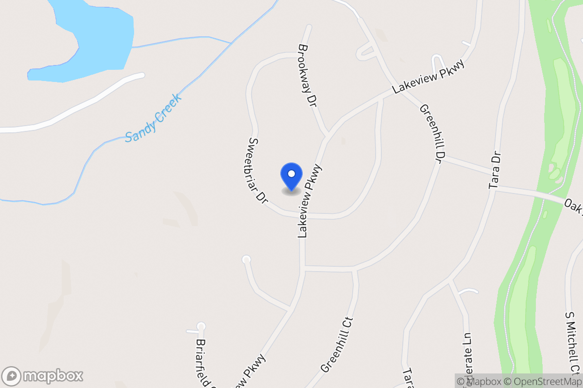 Map of 3152 Sweetbriar Dr