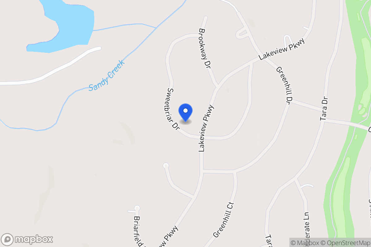 Map of 3153 Sweetbriar Dr
