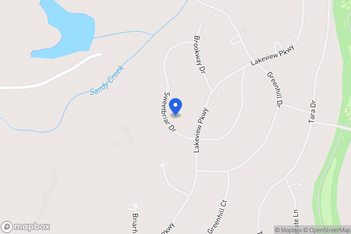 Map of 3154 Sweetbriar Dr