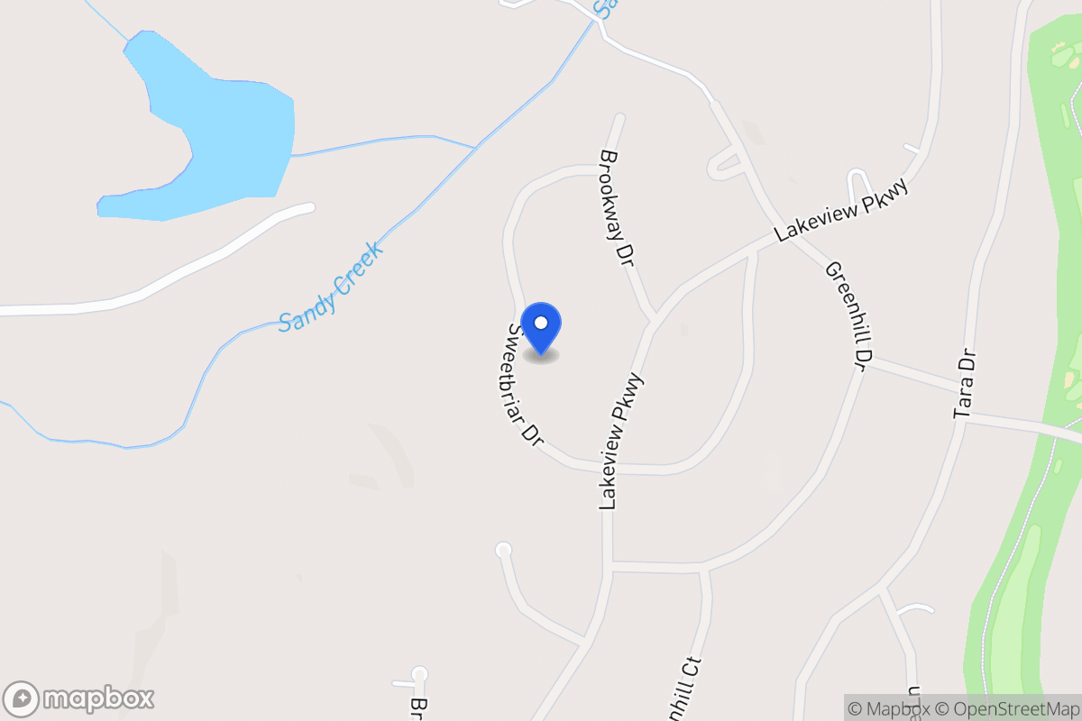 Map of 3156 Sweetbriar Dr
