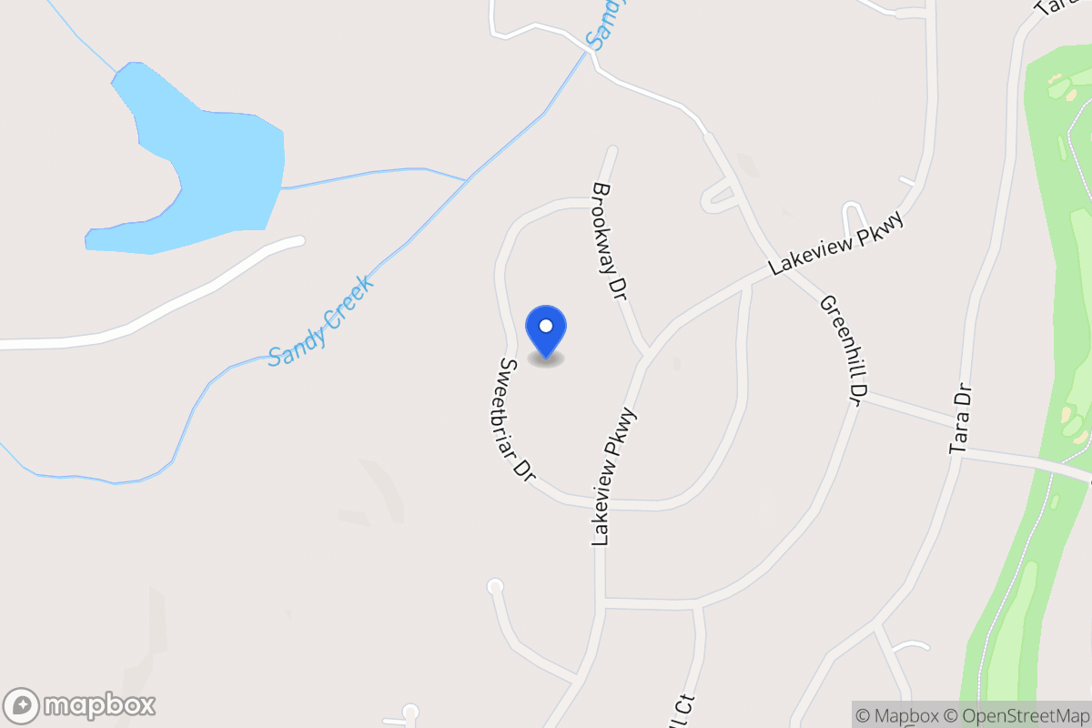 Map of 3158 Sweetbriar Dr