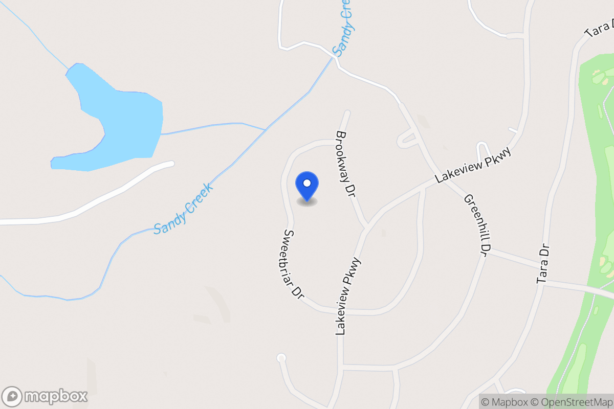 Map of 3160 Sweetbriar Dr