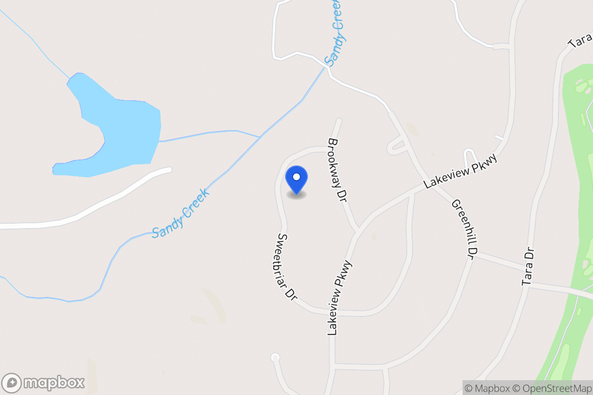 Map of 3161 Sweetbriar Dr