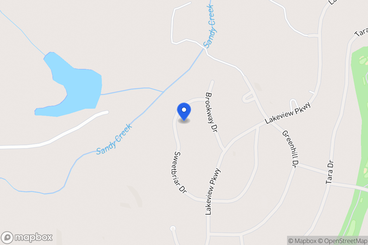 Map of 3162 Sweetbriar Dr
