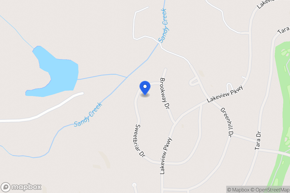 Map of 3163 Sweetbriar Dr