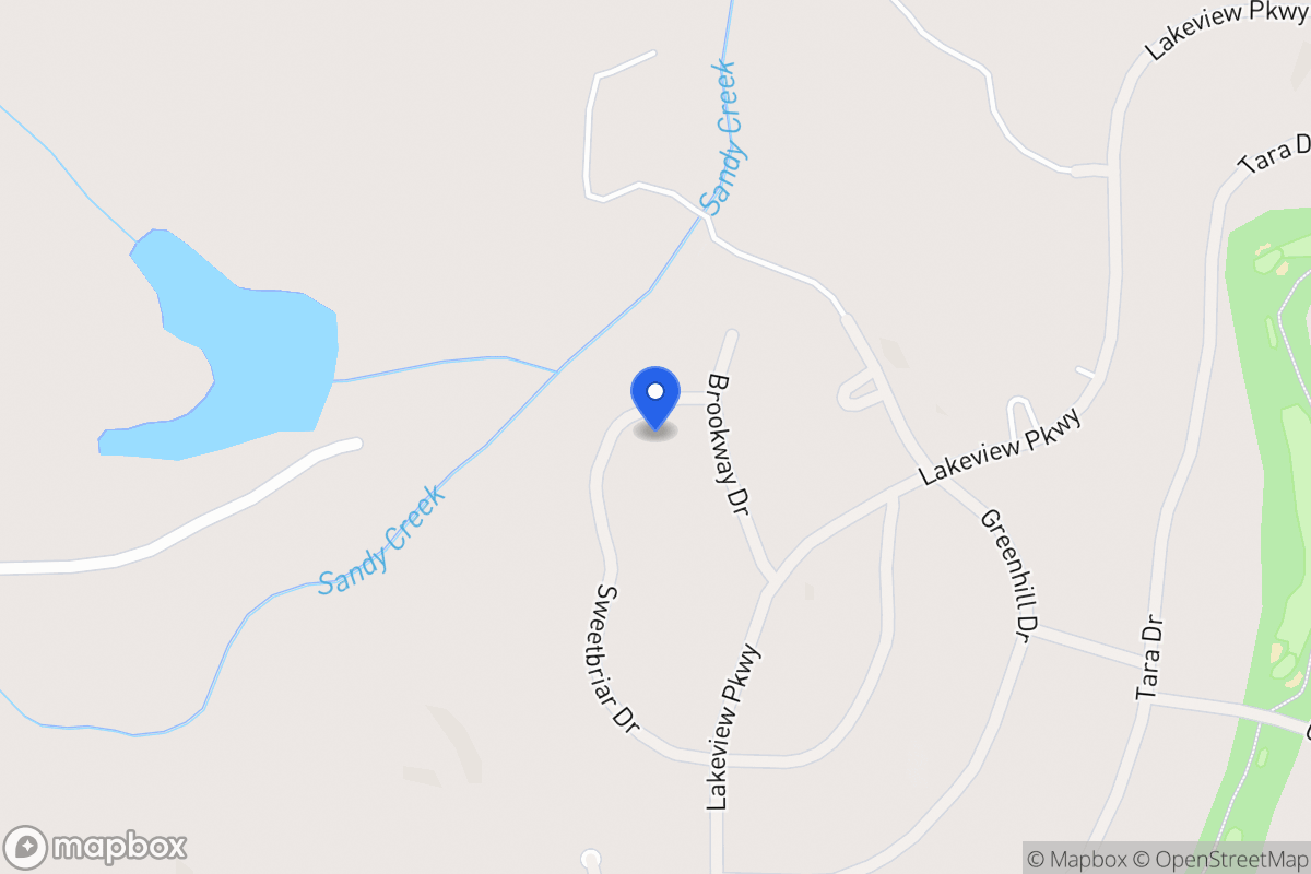 Map of 3164 Sweetbriar Dr