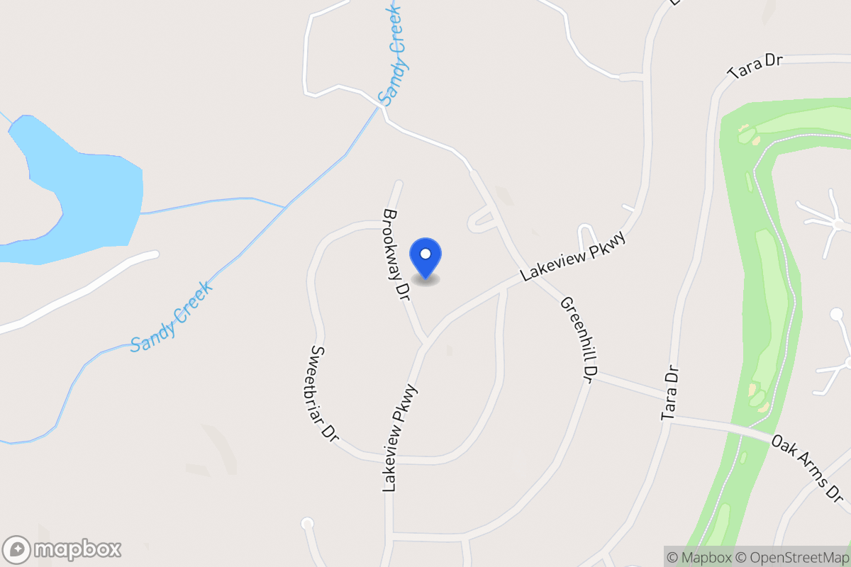 Map of 3170 Brookway Dr