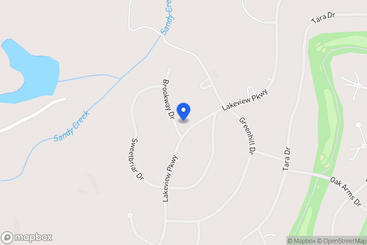 Map of 3171 Brookway Dr