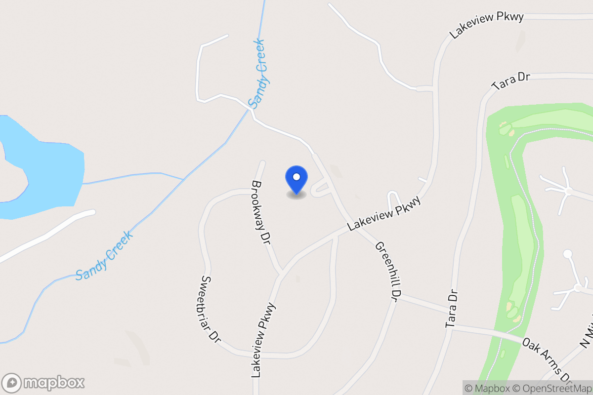 Map of 3177 Greenhill Pl