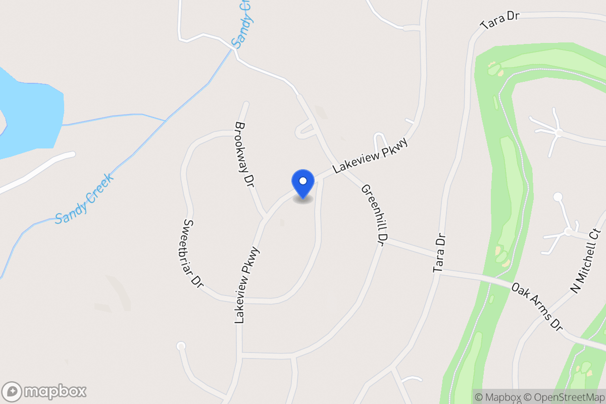 Map of 3180 Sweetbriar Dr