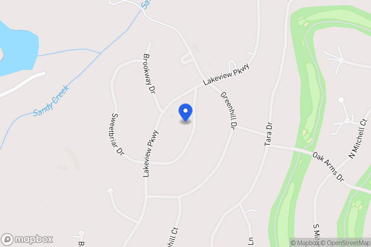 Map of 3182 Sweetbriar Dr