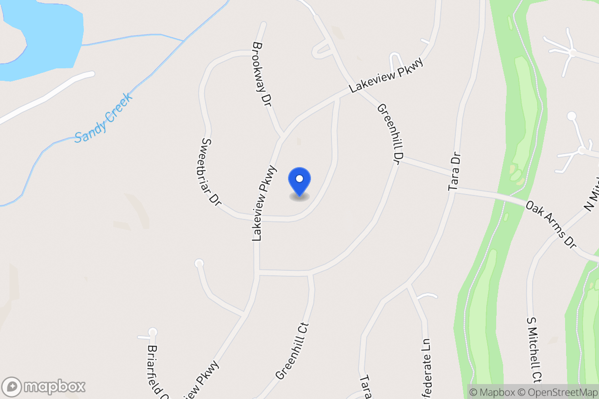Map of 3186 Sweetbriar Dr