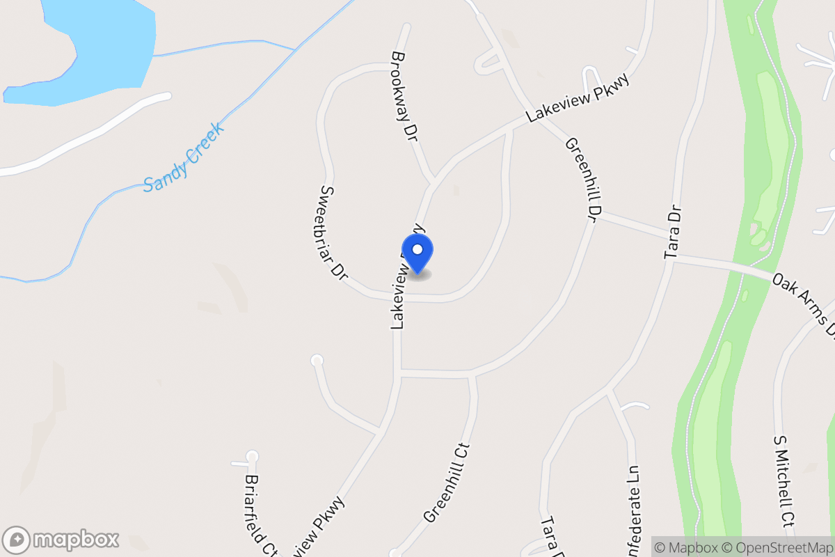 Map of 3188 Sweetbriar Dr