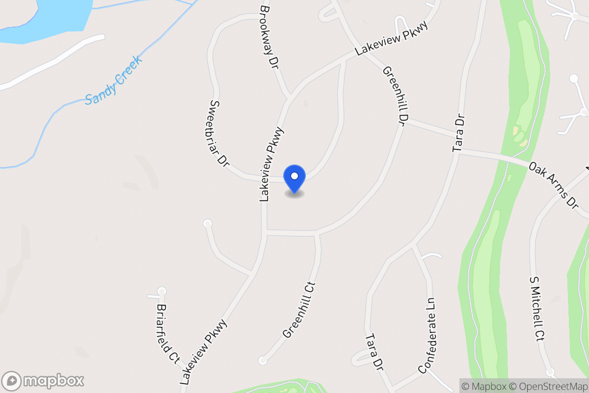 Map of 3214 Sweetbriar Dr