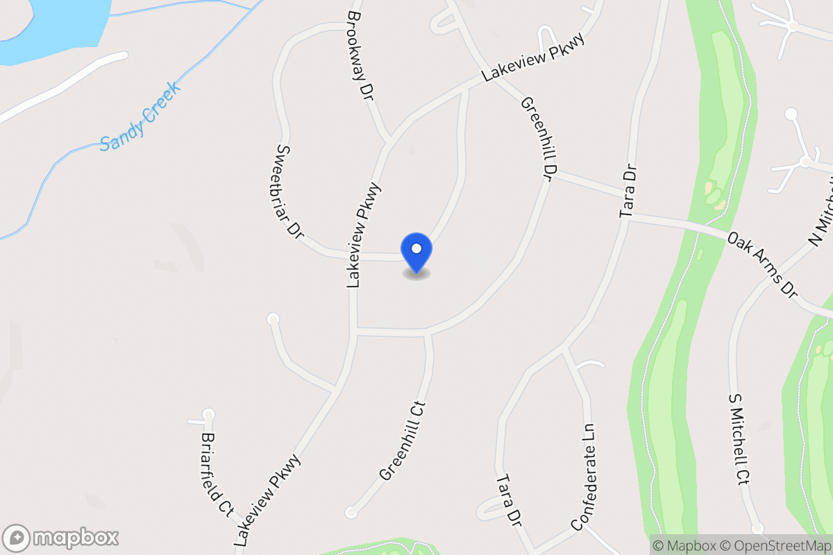 Map of 3215 Sweetbriar Dr