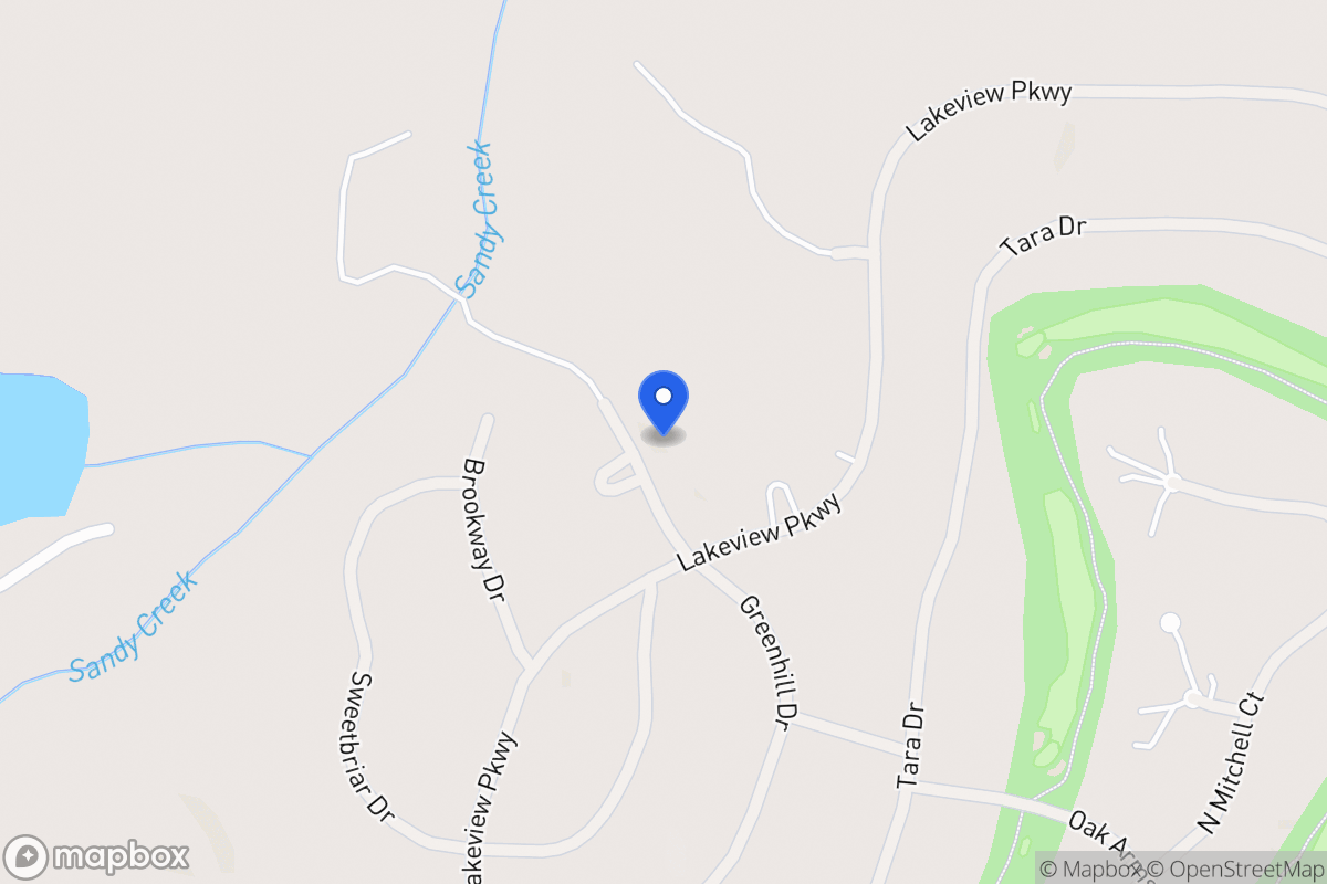 Map of 3234 Greenhill Dr