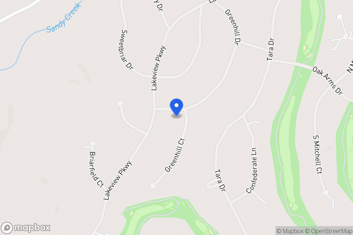 Map of 3248 Greenhill Ct