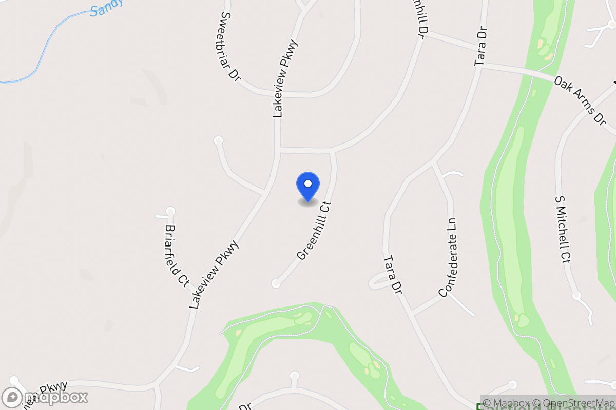 Map of 3251 Greenhill Ct