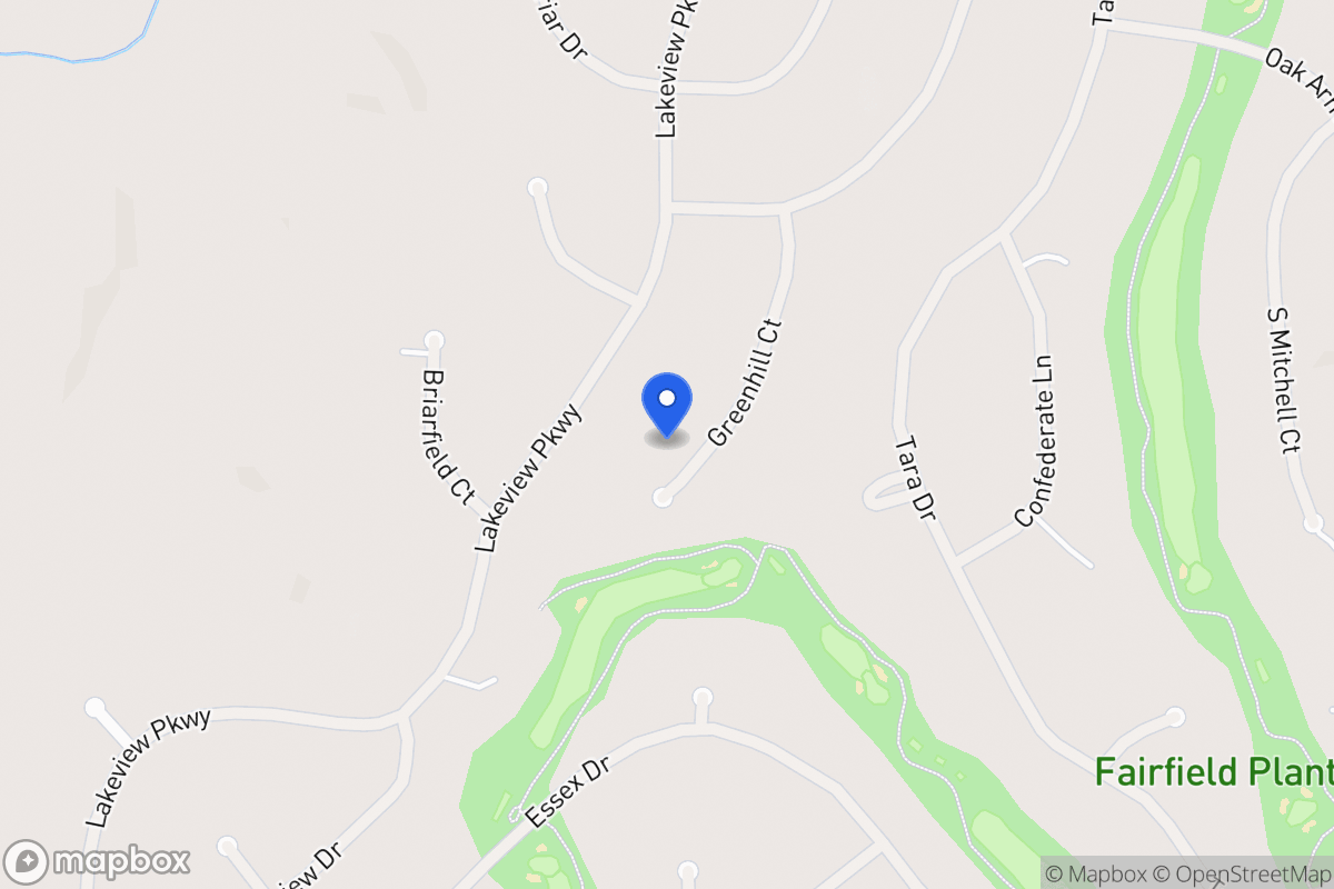 Map of 3256 Greenhill Ct