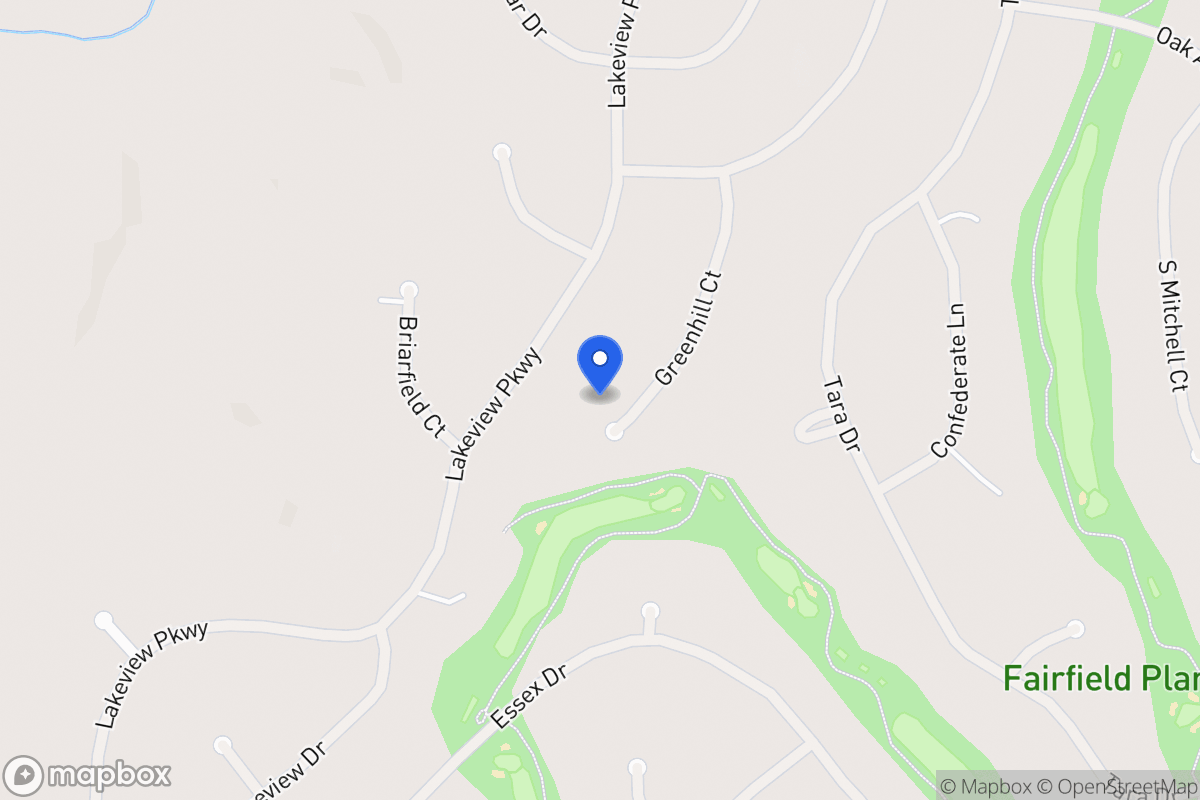 Map of 3257 Greenhill Ct