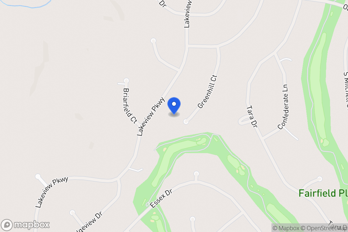 Map of 3258 Greenhill Ct