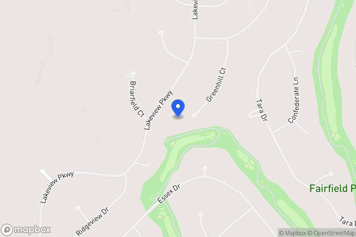 Map of 3259 Greenhill Ct