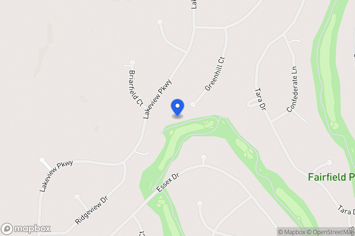 Map of 3260 Greenhill Ct