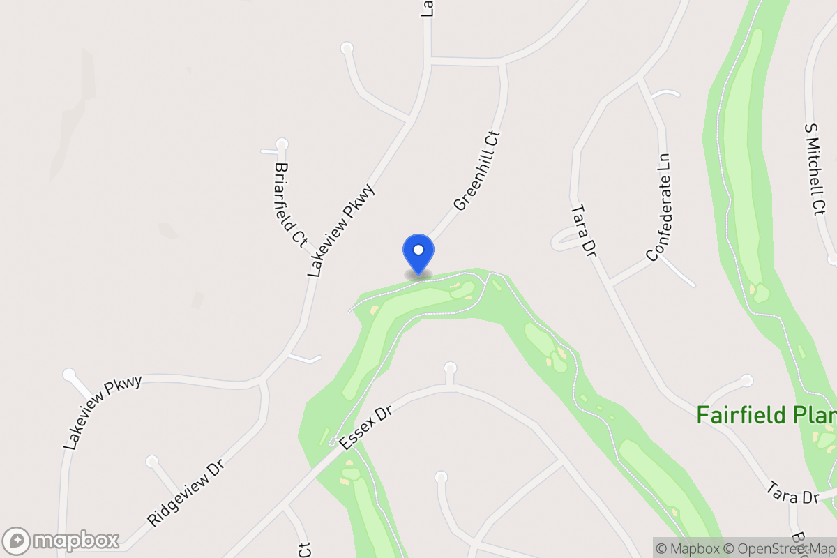 Map of 3261 Greenhill Ct