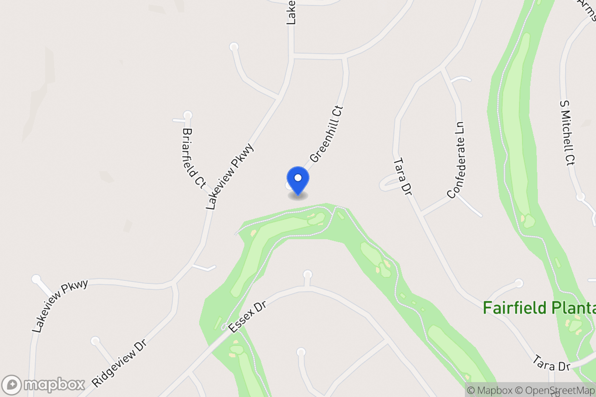 Map of 3262 Greenhill Ct