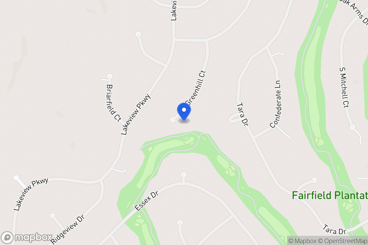 Map of 3263 Greenhill Ct