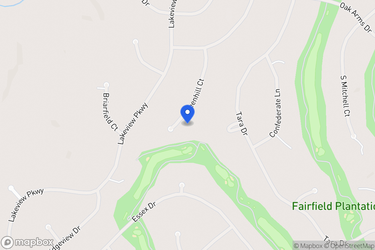 Map of 3264 Greenhill Ct