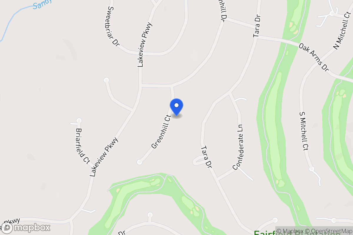Map of 3270 Greenhill Ct