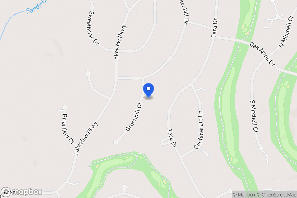 Map of 3271 Greenhill Ct