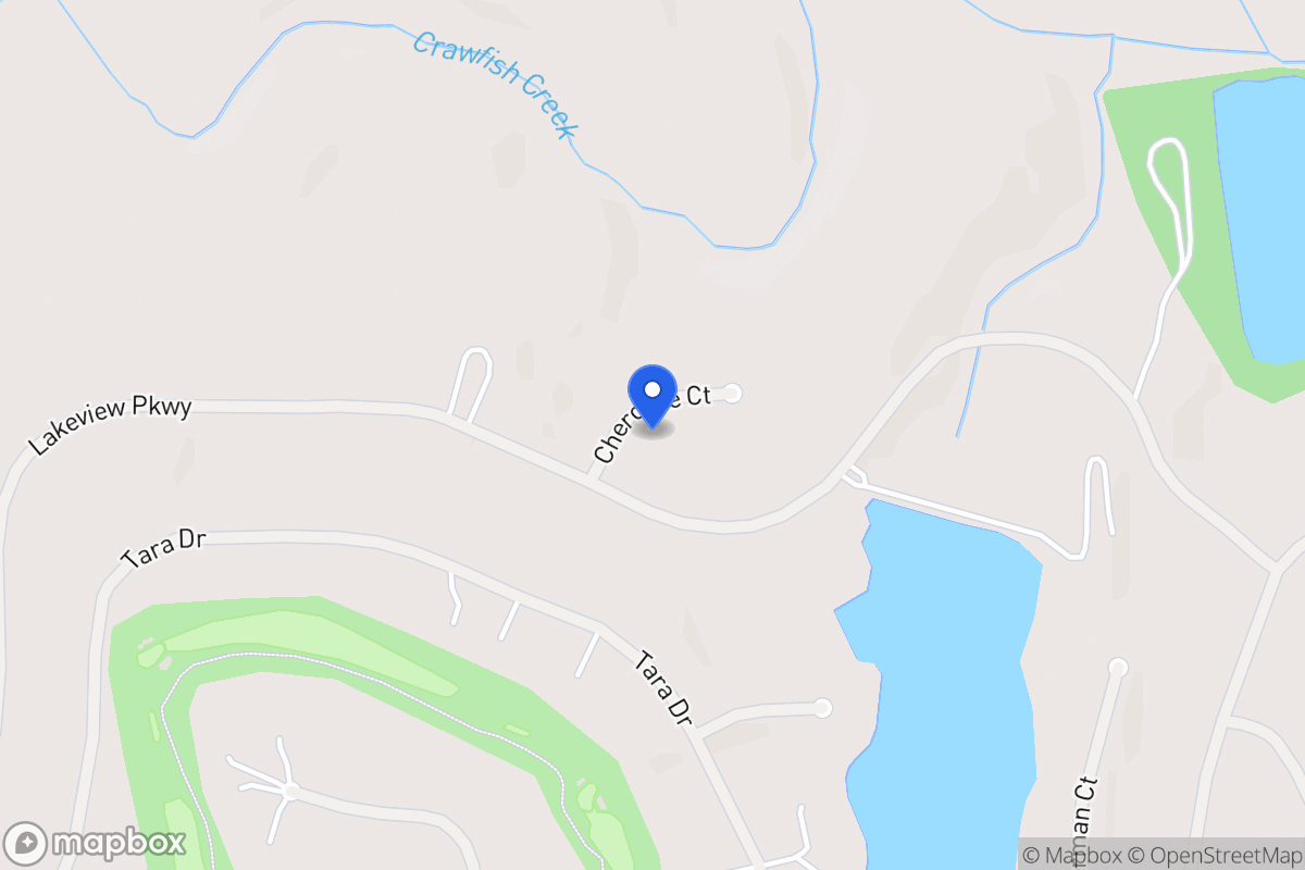 Map of 3339 Cherokee Ct