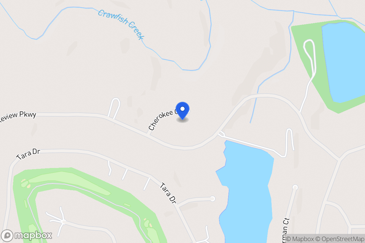 Map of 3341 Cherokee Ct