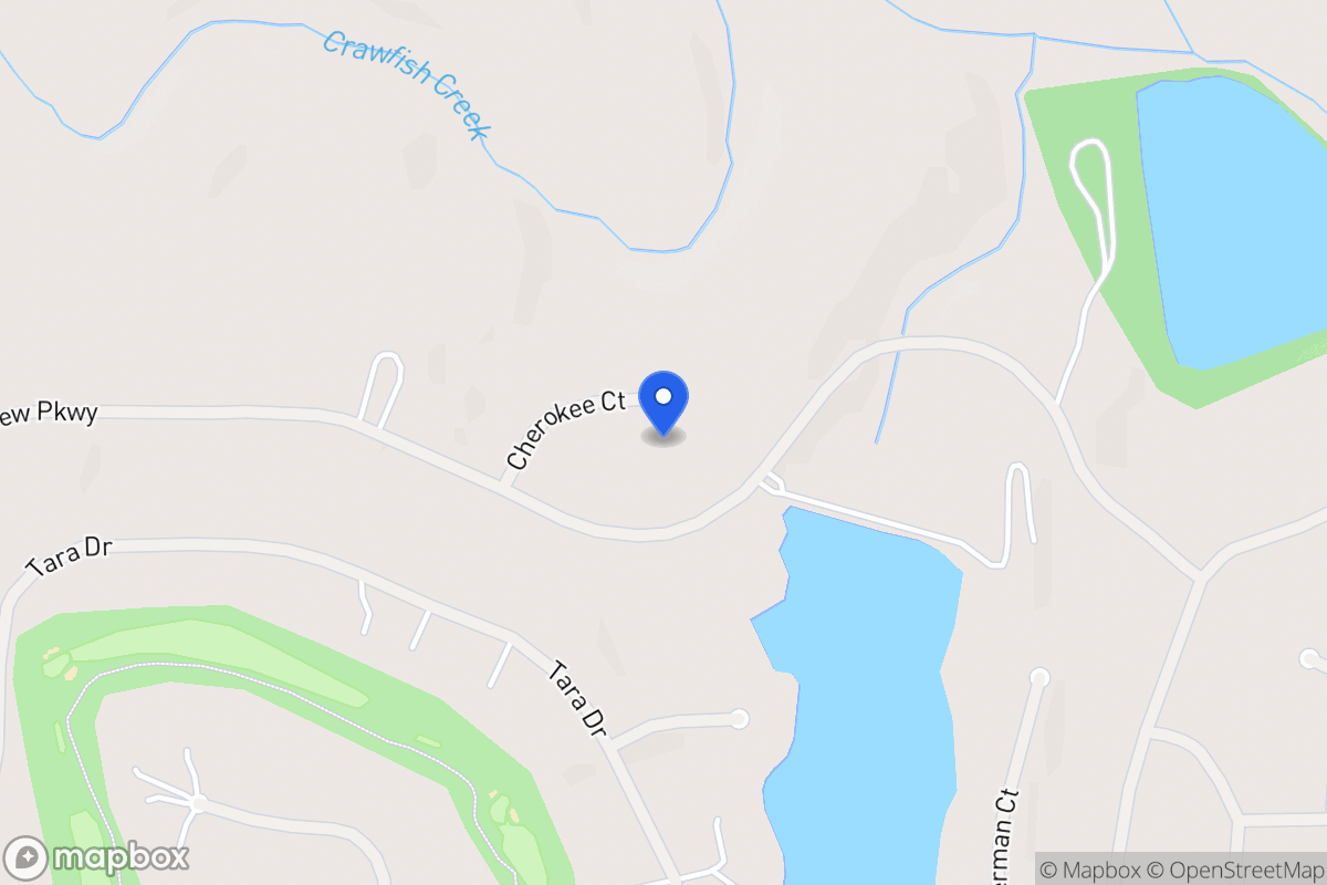Map of 3342 Cherokee Ct