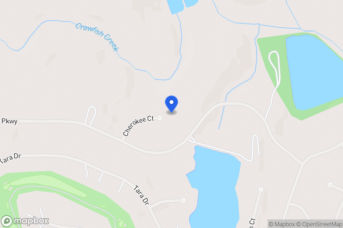Map of 3344 Cherokee Ct