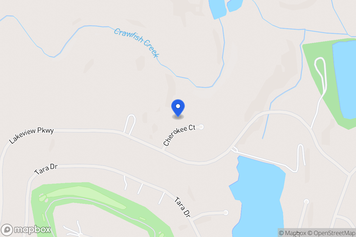 Map of 3348 Cherokee Ct