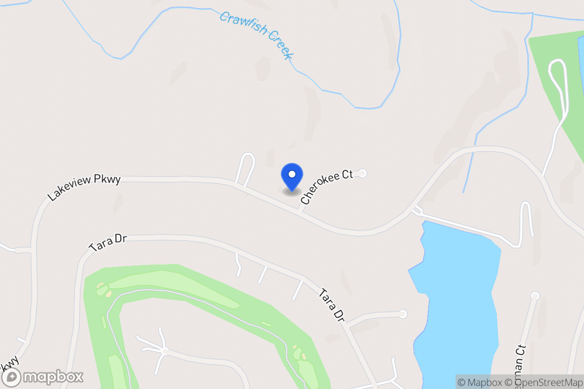 Map of 3351 Cherokee Ct
