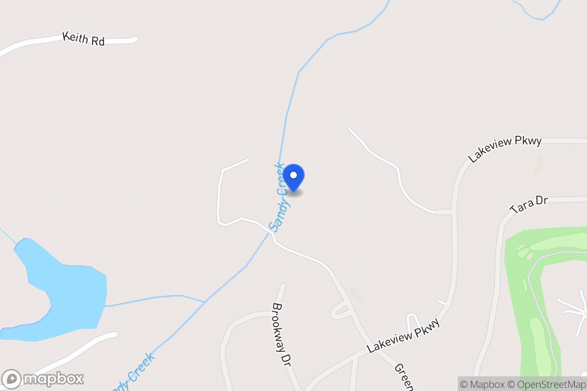 Map of 3371 Brookway Dr