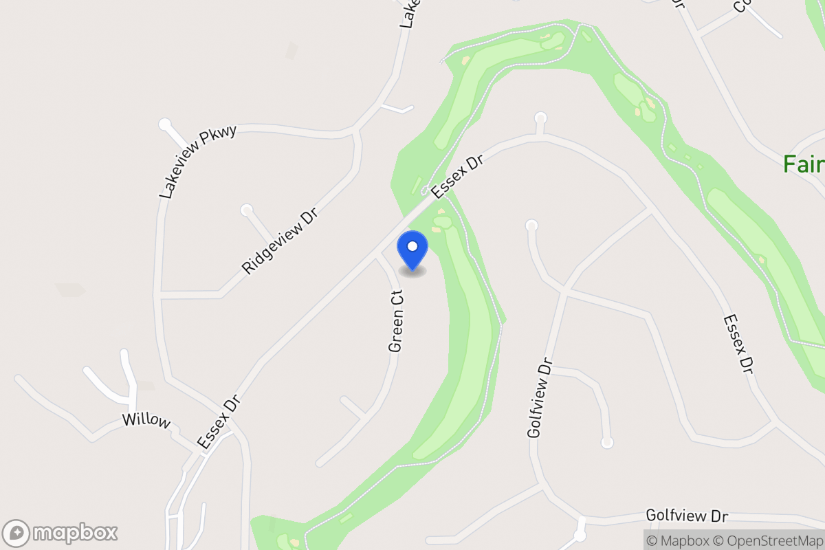 Map of 4197 Green Ct